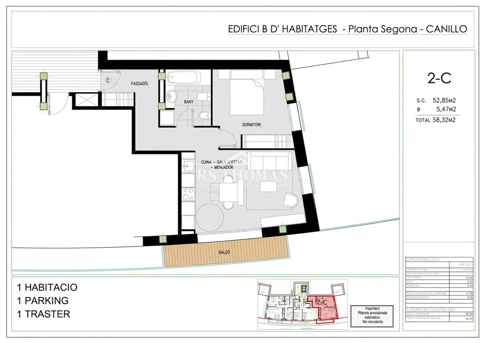 Piso para comprar en Canillo - Bloque B - 2C 13