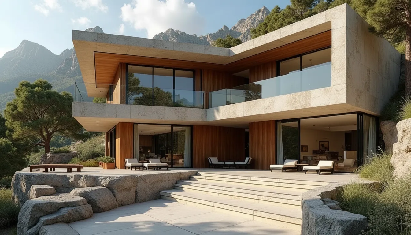 Fachada contemporánea de una propiedad en Andorra