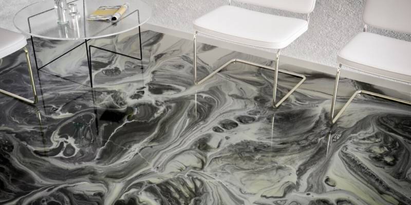 ​  Give Your Floor a Fresh Change with the EPOXY Trend   